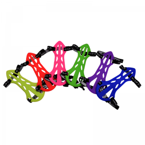 Elong Outdoor 440001 käsivarsi pehmeä kumi Säädettävä kaksinkertainen jousiammunta ammunta käyttäen suojaava