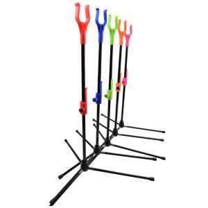 Nika-jousiammunta 46st01 250gram Portable Säädettävä keulajalusta jousiammunta Recurve Bow Ammunta