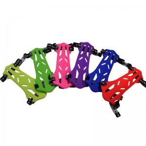 Elong Outdoor 44Ag03 Arm Guard Pehmeä kumi Kaksoisnapsauta jousiammunta-areilla Kuvaus muovinen suoja
