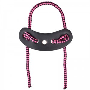 Elong Outdoor 470019 Ranne Sling vaaleanpunainen Väri Nahka Metal Gromet-jousiammunta Yhdisteen keulakuvaus