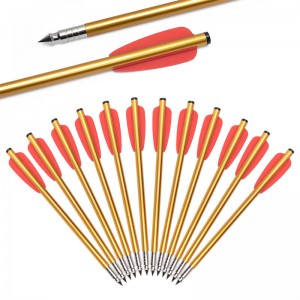 ELONGARROW 160mm kultainen väri -akselin alumiinipistooli