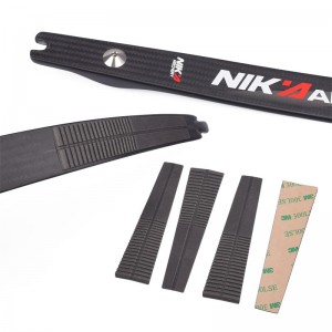 ELONGARROW -jousiammunta Resure Bow Limbs Stabiliser Tapatow Bow Shock Abdorber Bow Limb Shock Vähennä melua